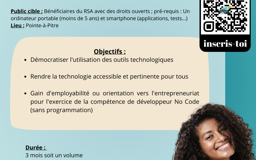 Découverte du métier de développeur d’applications et  de logiciels sans programmation « No code »