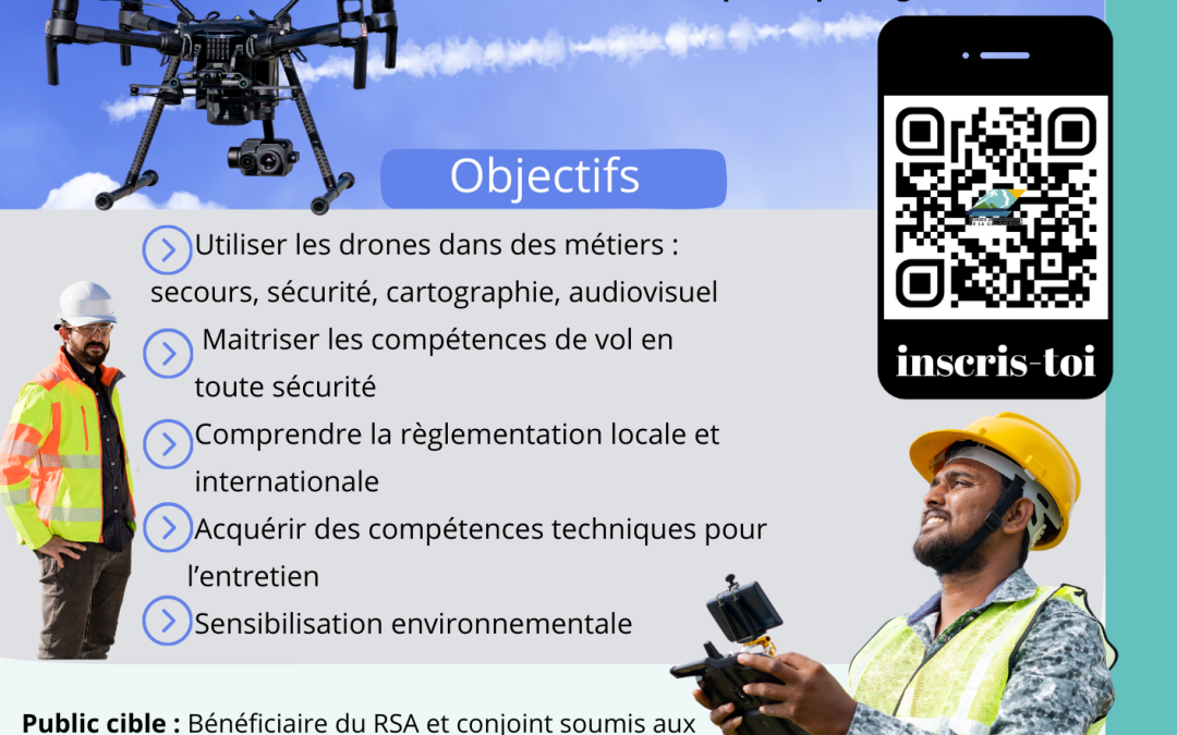 Initiation pour l’emploi au pilotage de drone