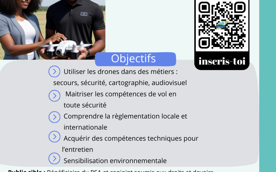 Initiation pour l’emploi au pilotage de drone