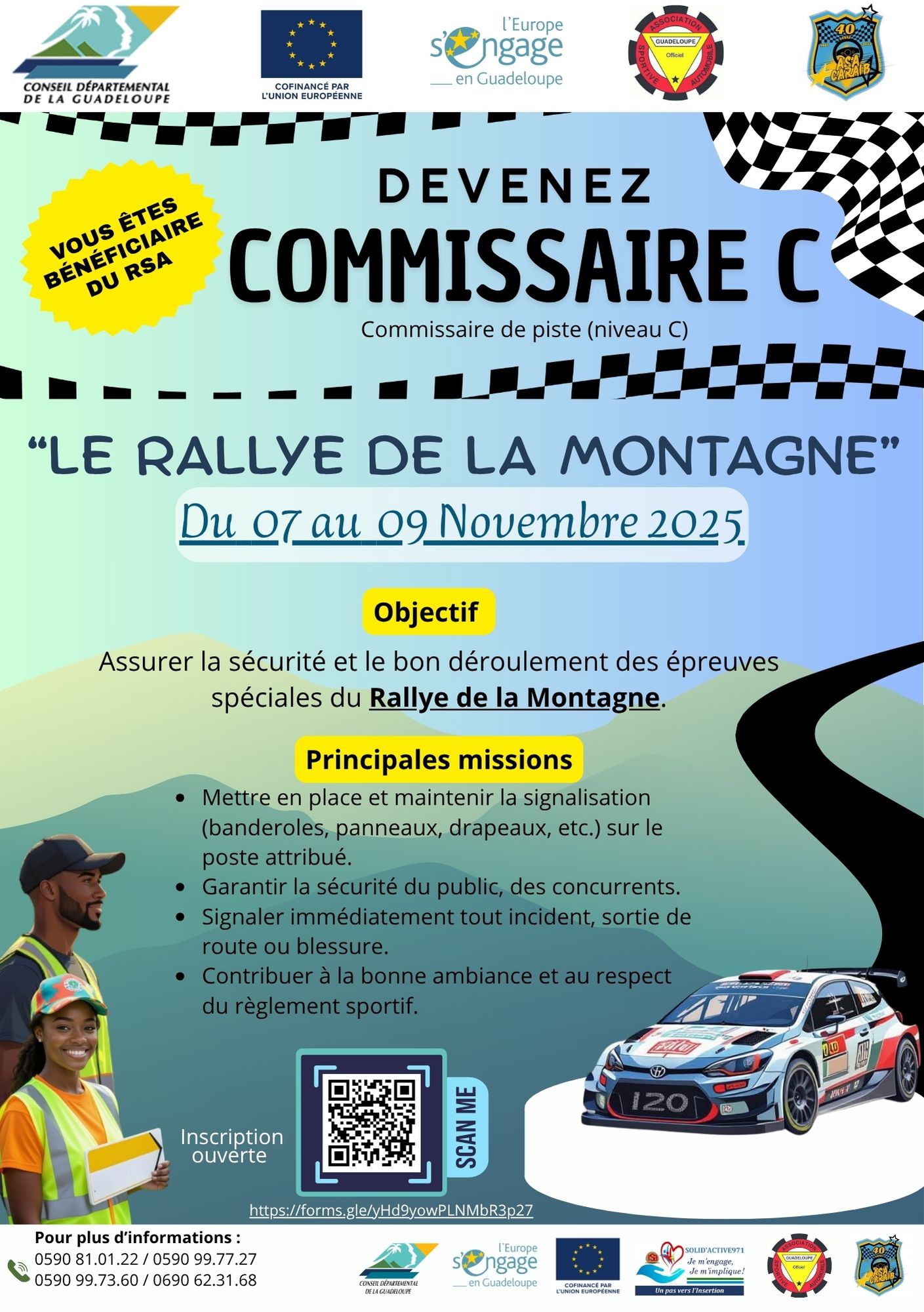 Devenez Commissaire C pour le Rallye de la Montagne !